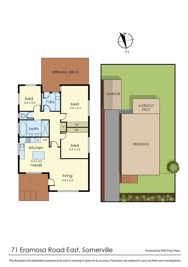 Floorplan of Homely house listing, 71 Eramosa Road East, Somerville VIC 3912