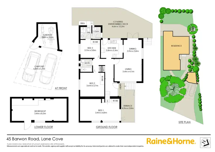 Floorplan of Homely house listing, 45 Barwon Street, Lane Cove NSW 2066