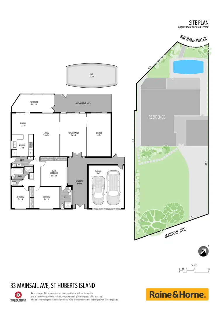 Floorplan of Homely house listing, 33 Mainsail Avenue, St Huberts Island NSW 2257