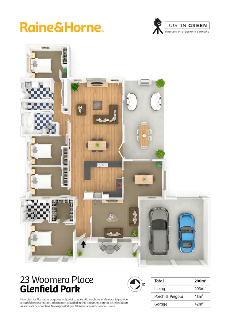 Floorplan of Homely house listing, 23 Woomera Place, Glenfield Park NSW 2650