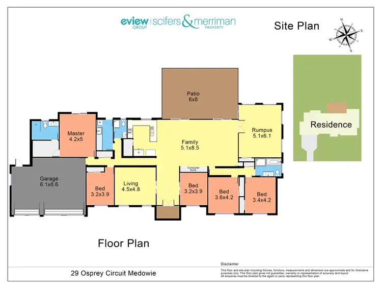 Floorplan of Homely house listing, 29 Osprey Circuit, Medowie NSW 2318