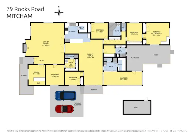 Floorplan of Homely house listing, 79 Rooks Road, Mitcham VIC 3132