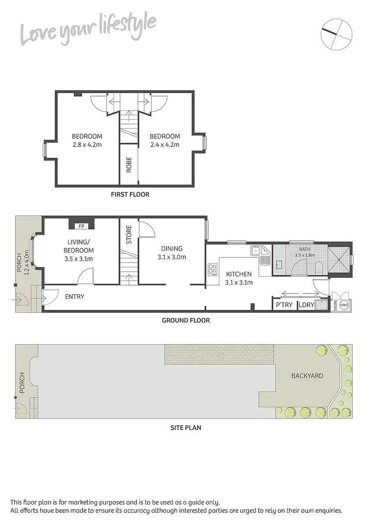 Floorplan of Homely house listing, 4 Lennox Street, Newtown NSW 2042