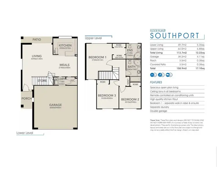 Floorplan of Homely townhouse listing, 13/75 LEVINGTON ROAD, Eight Mile Plains QLD 4113