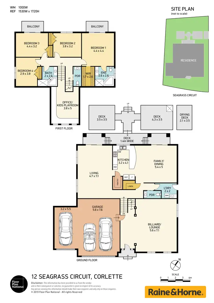 Floorplan of Homely house listing, 12 Seagrass Circuit, Corlette NSW 2315