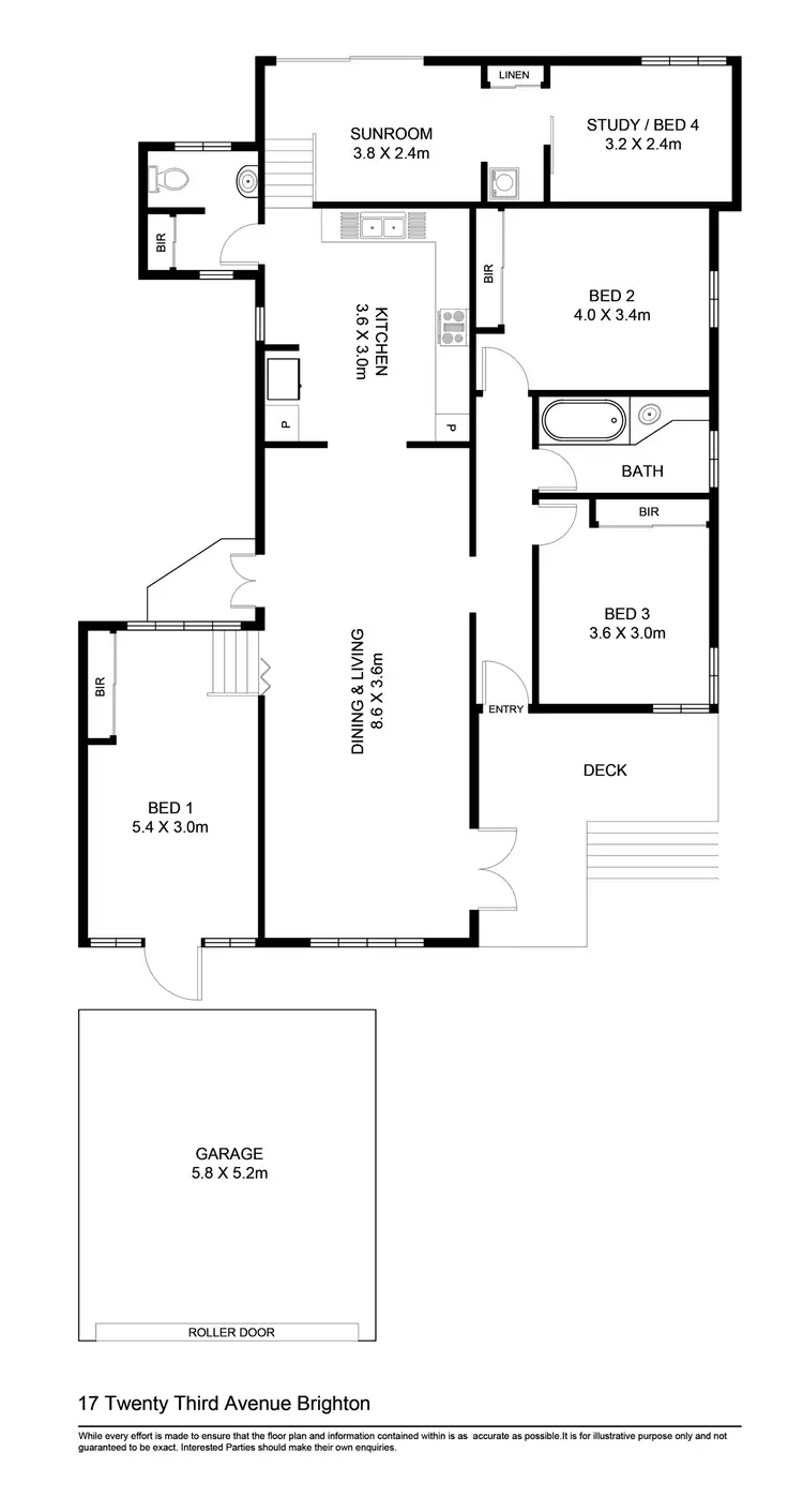 Floorplan of Homely house listing, 17 Twenty Third Avenue, Brighton QLD 4017