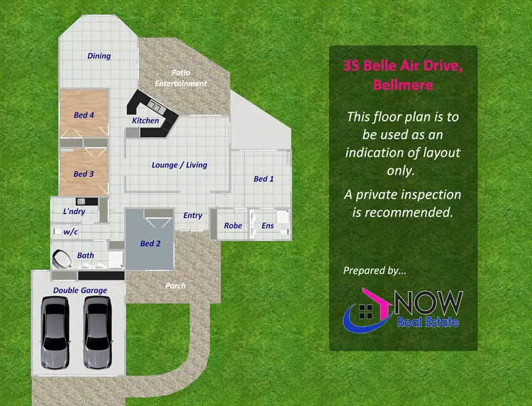 Floorplan of Homely house listing, 35 Belle Air Drive, Bellmere QLD 4510