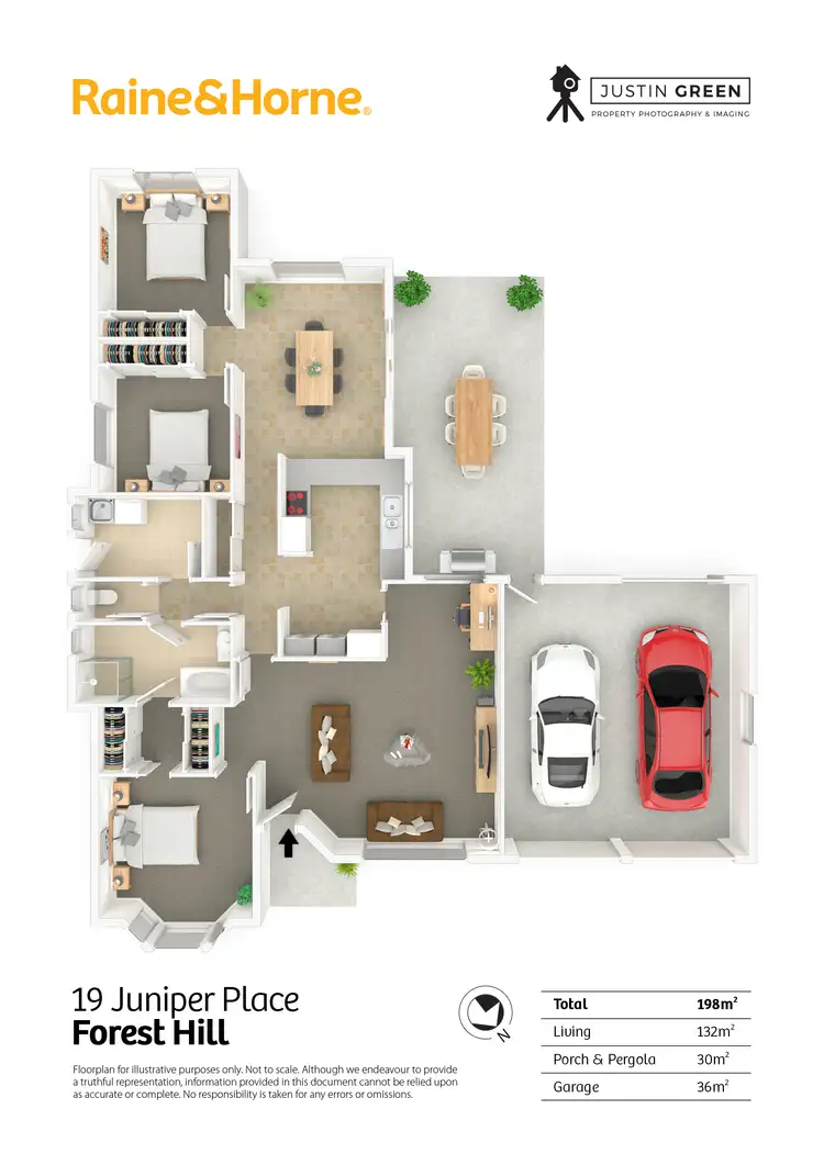 Floorplan of Homely house listing, 19 Juniper Place, Forest Hill NSW 2651