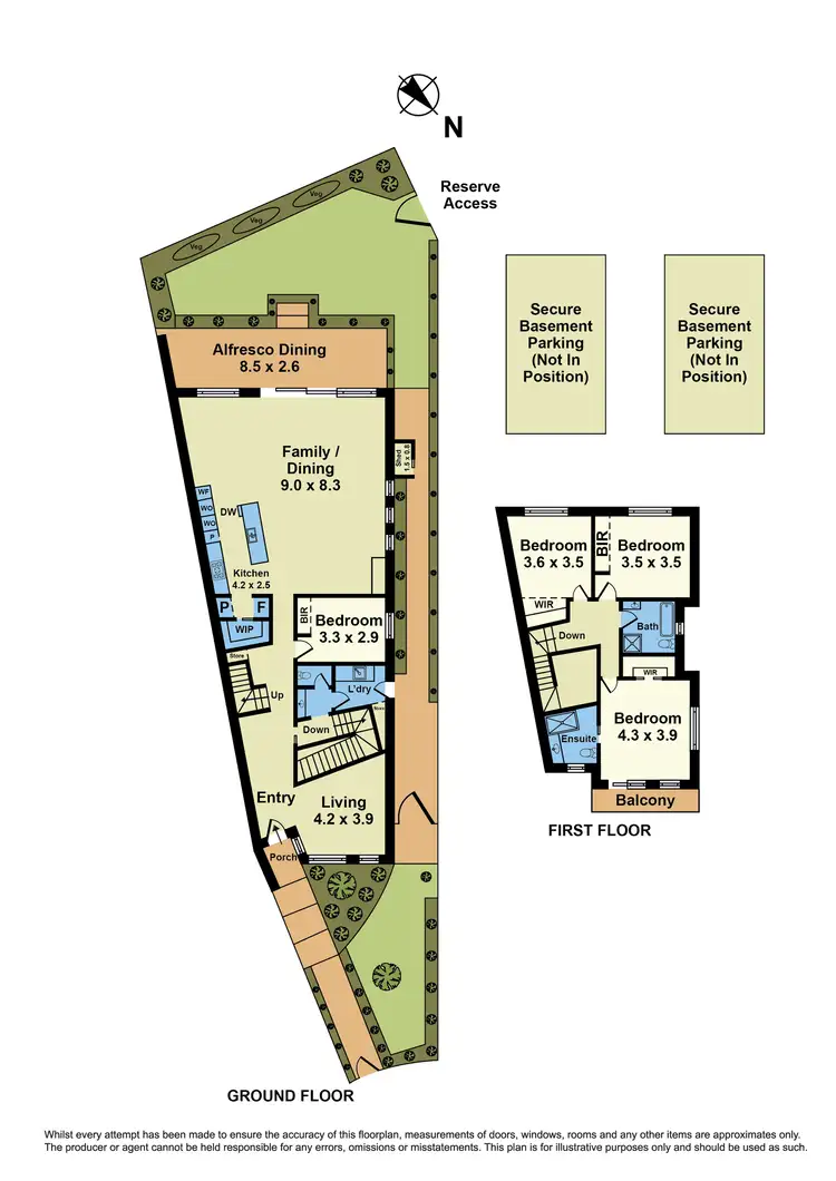 Floorplan of Homely house listing, 1/40 Anzac Crescent, Williamstown VIC 3016