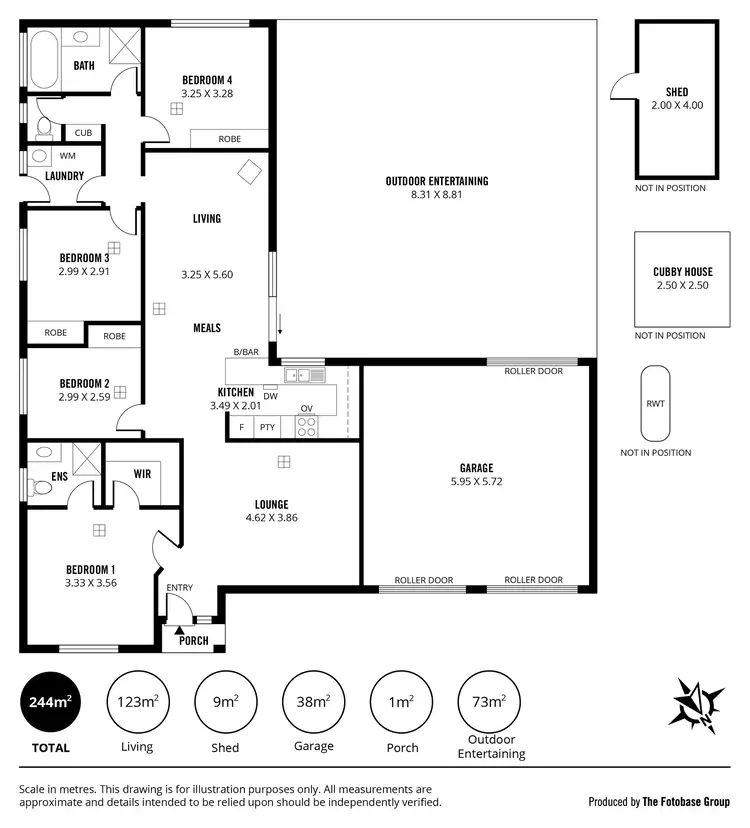 Floorplan of Homely house listing, 14 Kestrel Circuit, Seaford Rise SA 5169