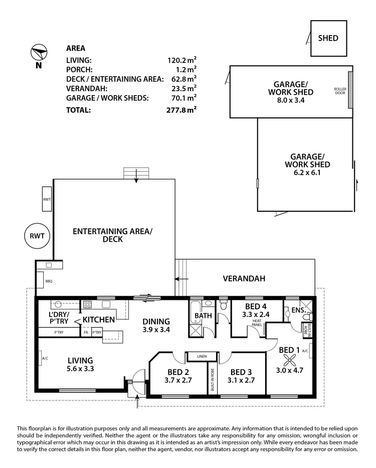Floorplan of Homely house listing, 16 Milnes Road, Strathalbyn SA 5255