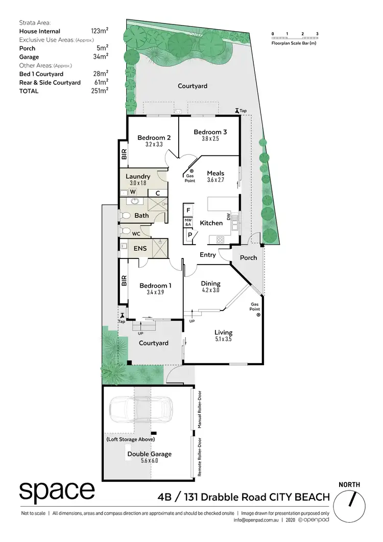 Floorplan of Homely house listing, 4B/131 Drabble Road, City Beach WA 6015