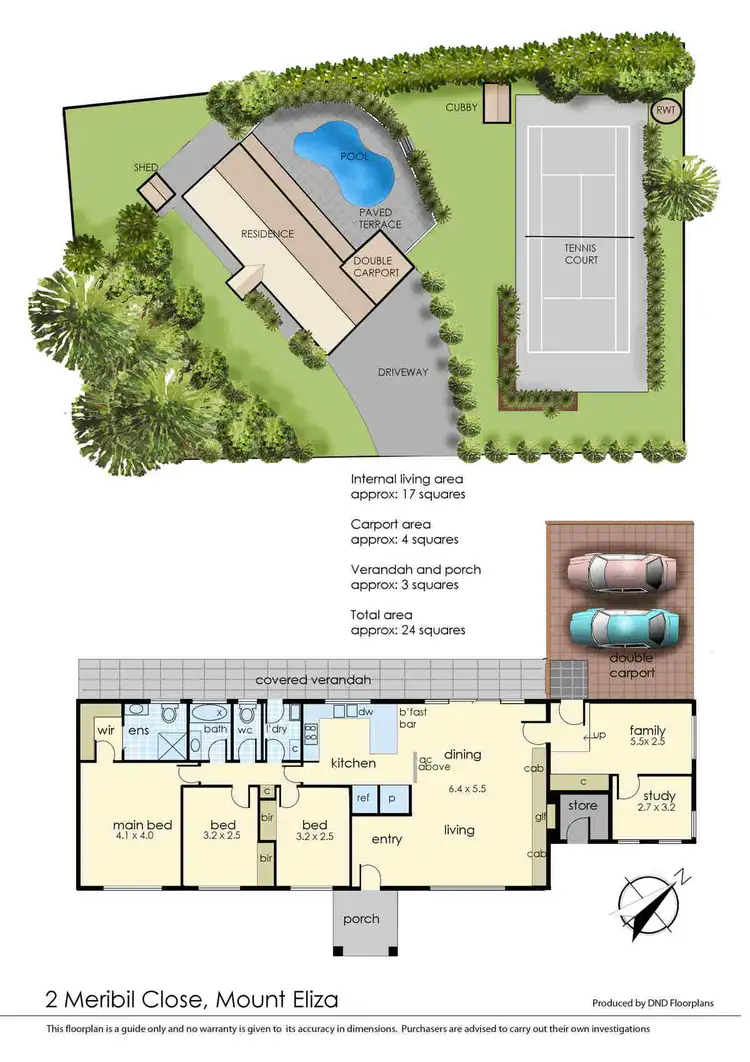 Floorplan of Homely house listing, 2 Meribil Close, Mount Eliza VIC 3930