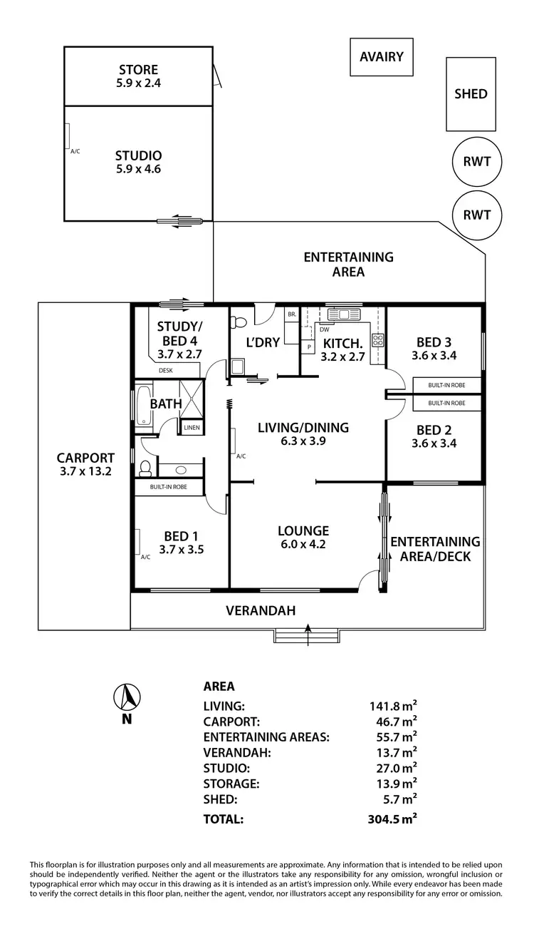 Floorplan of Homely house listing, 23 Grandview Drive, Clayton Bay SA 5256