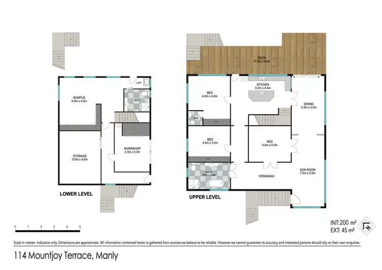 Floorplan of Homely house listing, 114 Mountjoy Terrace, Manly QLD 4179