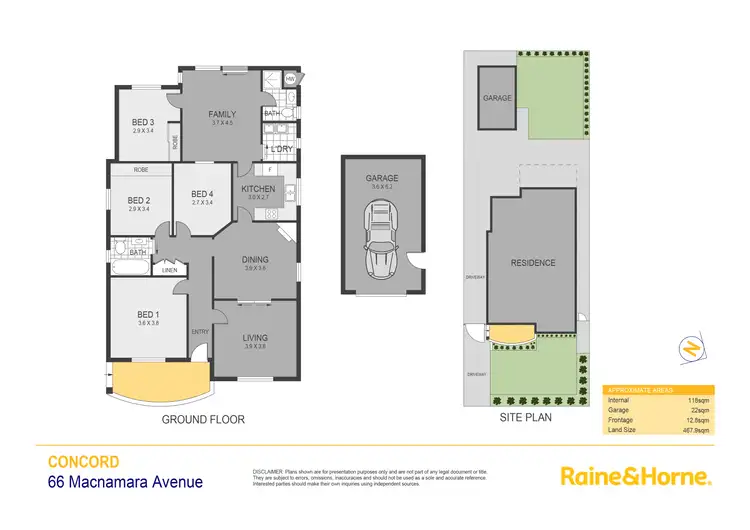 Floorplan of Homely house listing, 66 Macnamara Avenue, Concord NSW 2137