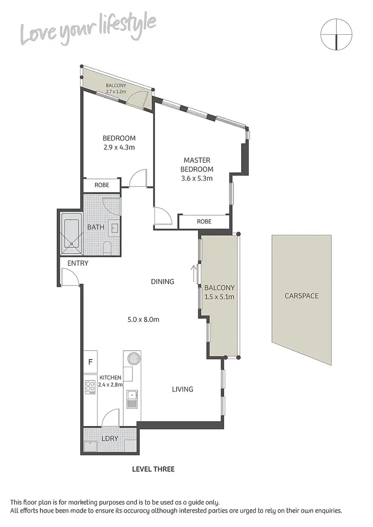Floorplan of Homely apartment listing, 10/128 Cleveland Street (enter via Wiley Street), Chippendale NSW 2008