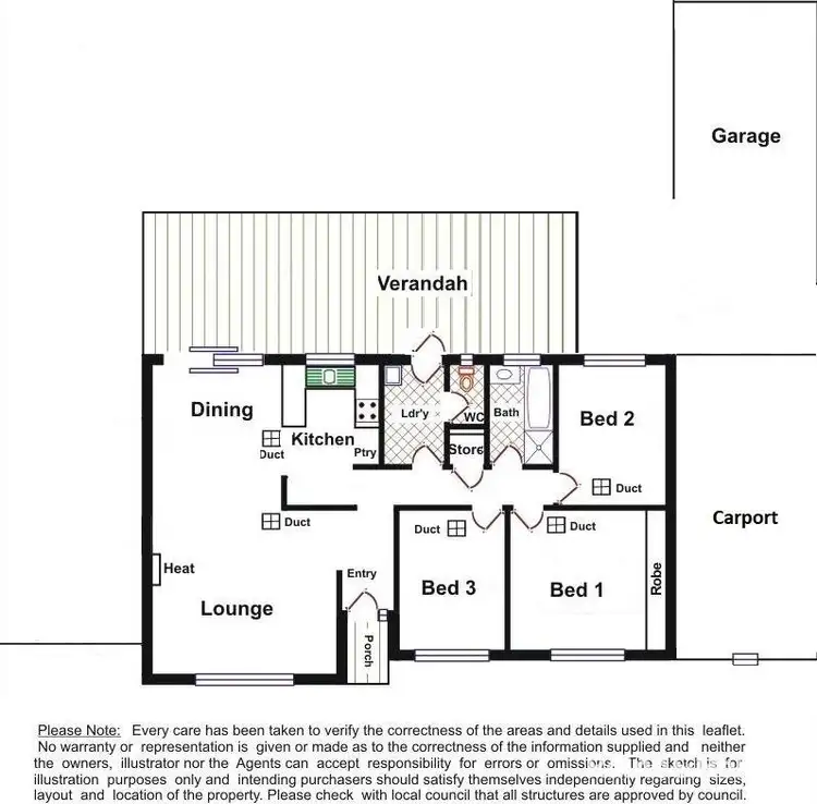 Floorplan of Homely house listing, 6 Yalumba Drive, Paralowie SA 5108