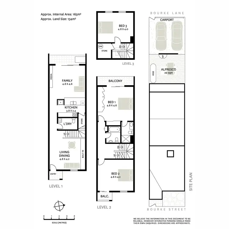 Floorplan of Homely house listing, 849B Bourke Street, Redfern NSW 2016