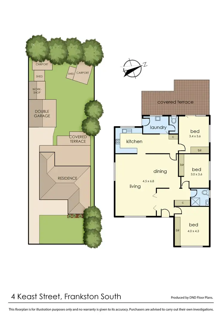 Floorplan of Homely house listing, 4 Keast Street, Frankston South VIC 3199