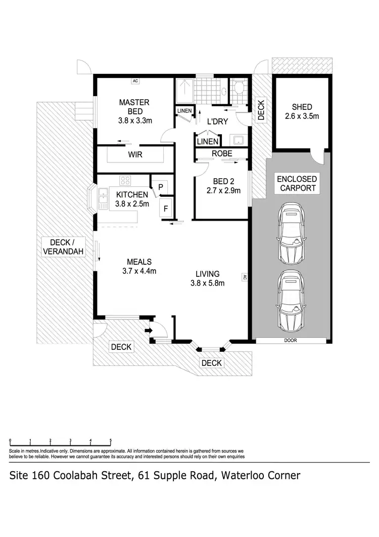 Floorplan of Homely house listing, 160/61 Supple Road, Waterloo Corner SA 5110