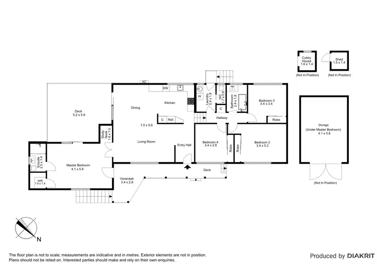 Floorplan of Homely house listing, 35 Warrain Avenue, Rosebud VIC 3939
