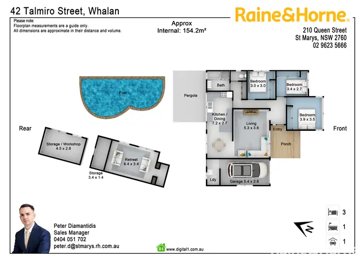 Floorplan of Homely house listing, 42 Talmiro Street, Whalan NSW 2770