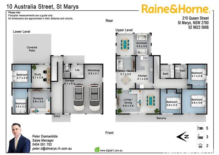 Floorplan of Homely house listing, 8 & 10 Australia Street, St Marys NSW 2760