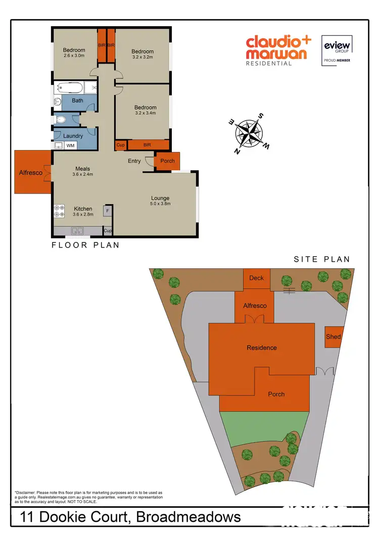Floorplan of Homely house listing, 11 Dookie Court, Broadmeadows VIC 3047