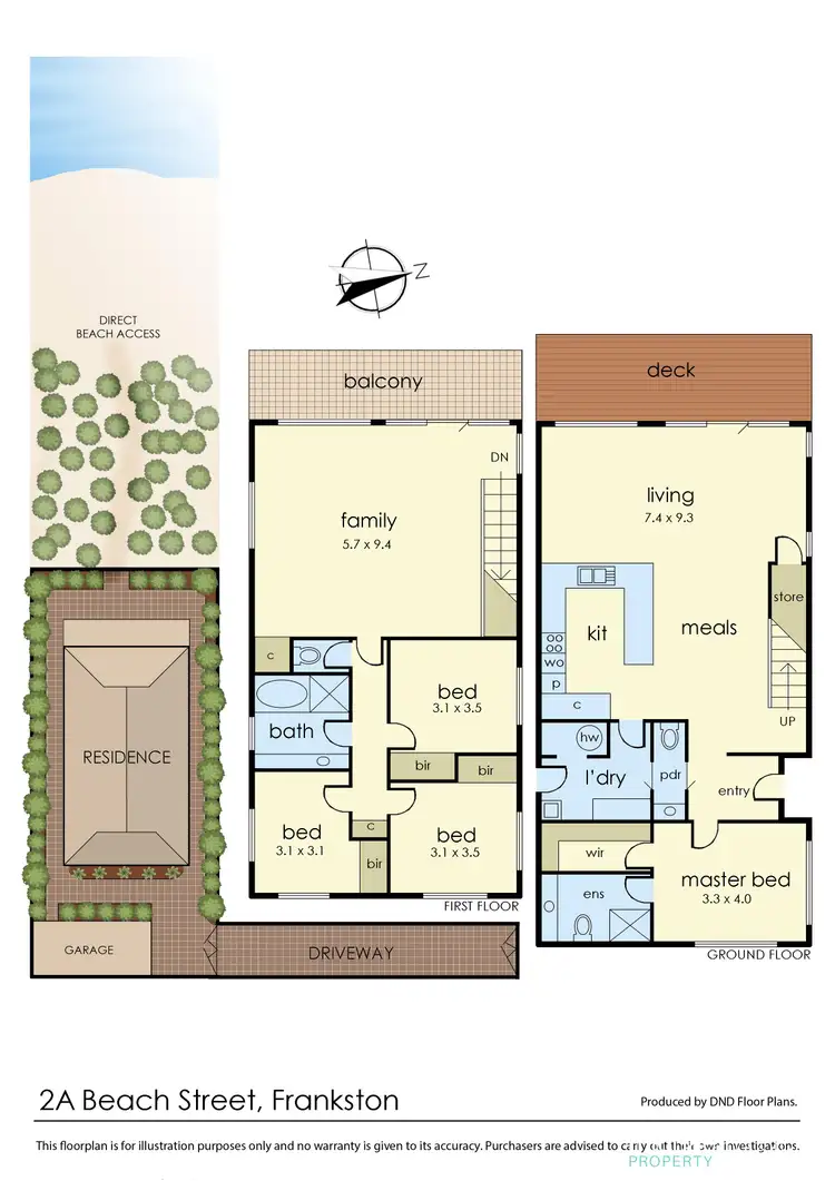 Floorplan of Homely house listing, 2A Beach Street, Frankston VIC 3199