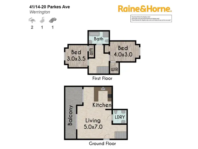 Floorplan of Homely apartment listing, 41/14-20 Parkes Avenue, Werrington NSW 2747