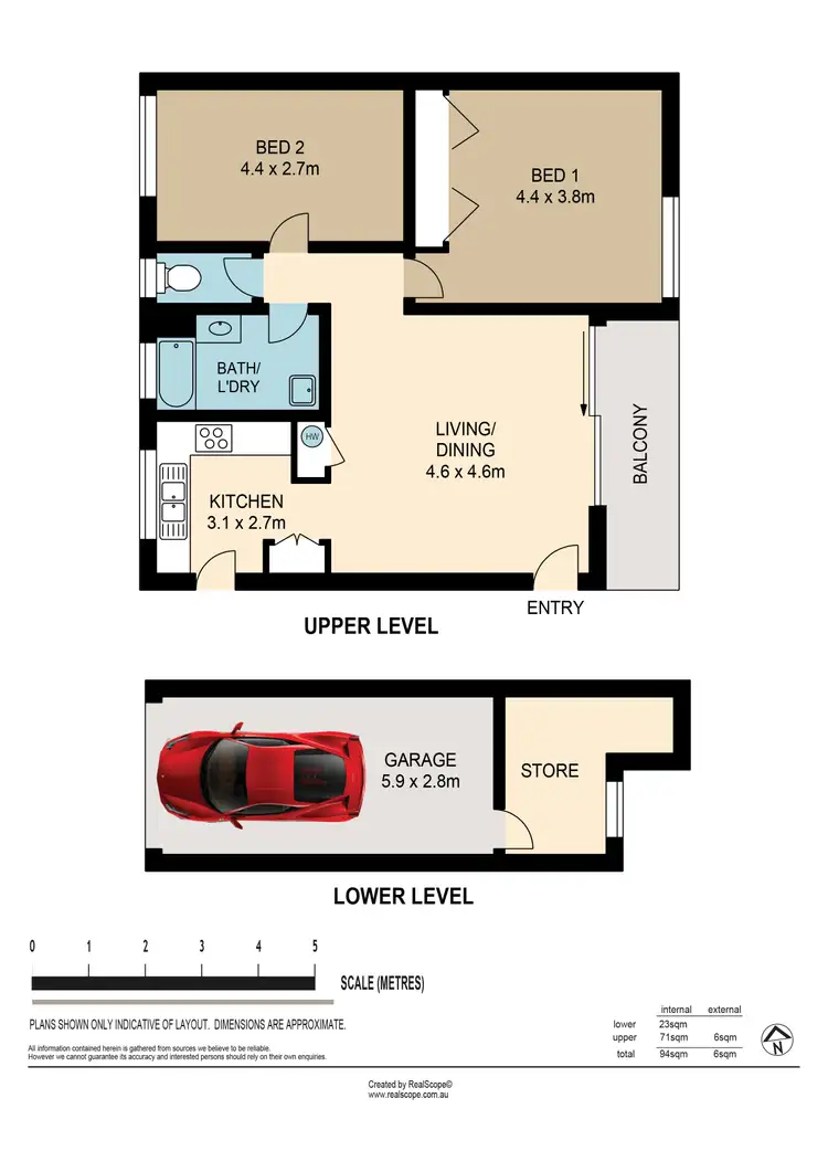 Floorplan of Homely apartment listing, 5/25 Park Avenue, Auchenflower QLD 4066