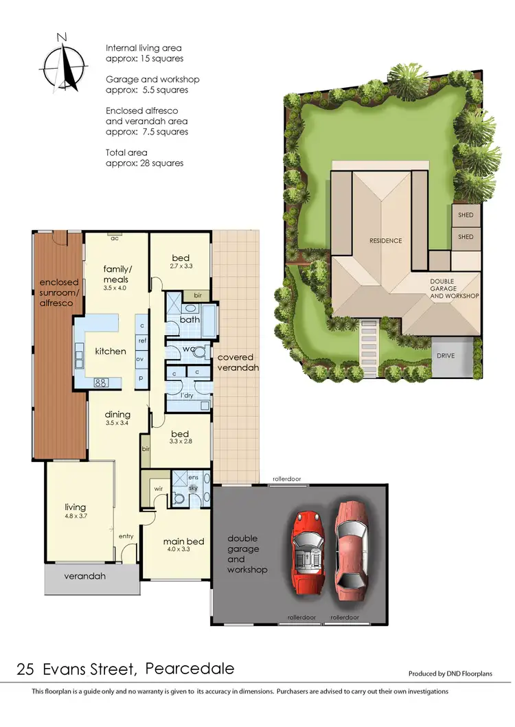 Floorplan of Homely house listing, 25 Evans Street, Pearcedale VIC 3912