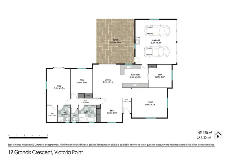 Floorplan of Homely house listing, 19 Grandis Crescent, Victoria Point QLD 4165