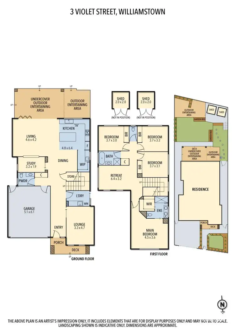 Floorplan of Homely house listing, 3 Violet Street, Williamstown VIC 3016