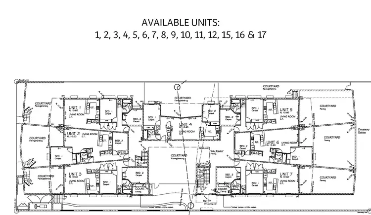 Floorplan of Homely block of units listing, 10-12 Edward Street, Caboolture QLD 4510
