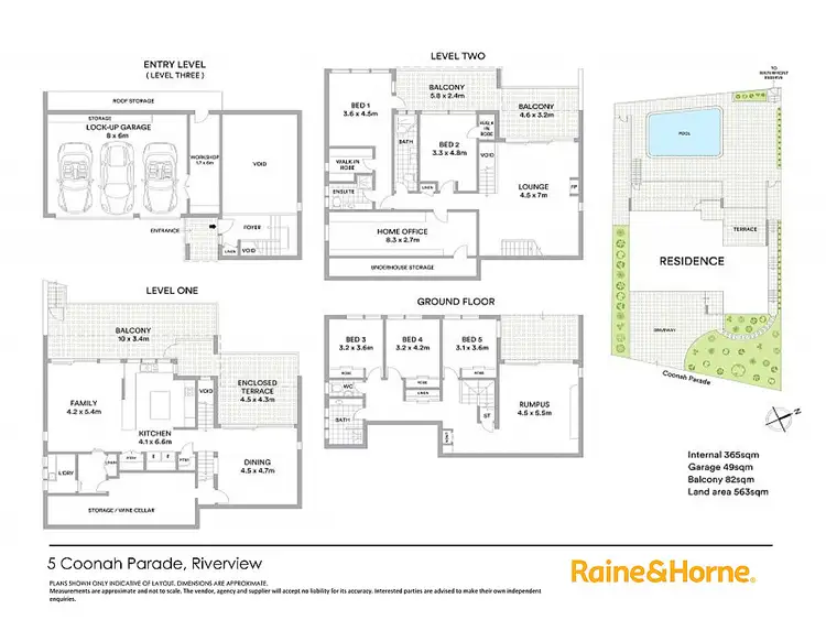 Floorplan of Homely house listing, 5 Coonah Parade, Riverview NSW 2066