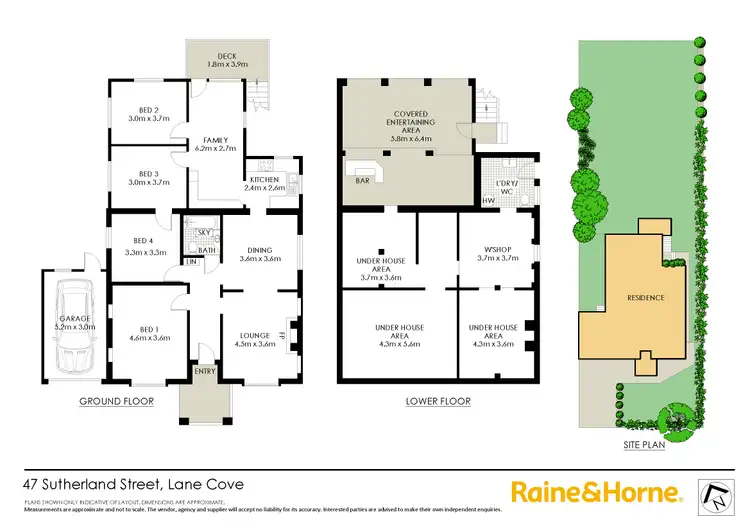 Floorplan of Homely house listing, 47 Sutherland Street, Lane Cove NSW 2066
