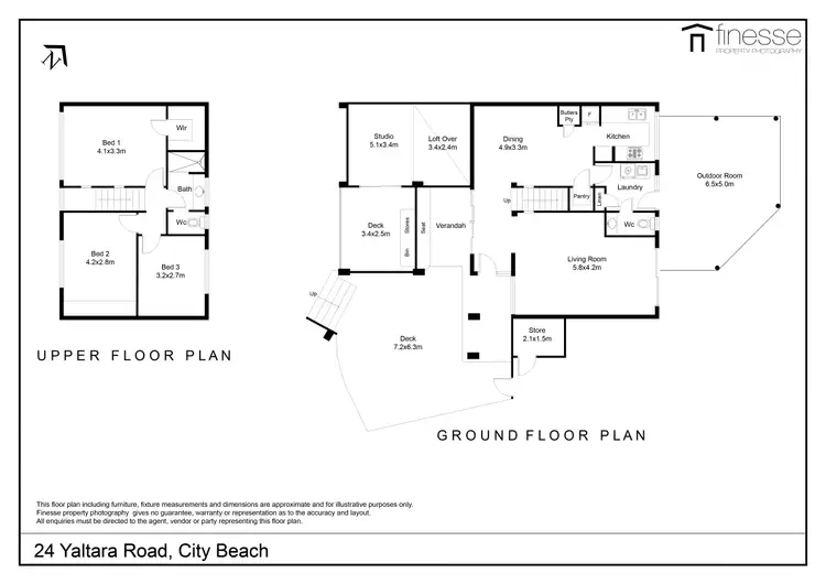 Floorplan of Homely house listing, 24 Yaltara Road, City Beach WA 6015