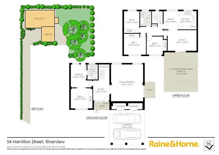 Floorplan of Homely house listing, 54 Hamilton Street, Riverview NSW 2066