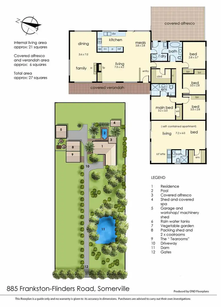 Floorplan of Homely rural property listing, 885 Frankston-Flinders Road, Somerville VIC 3912