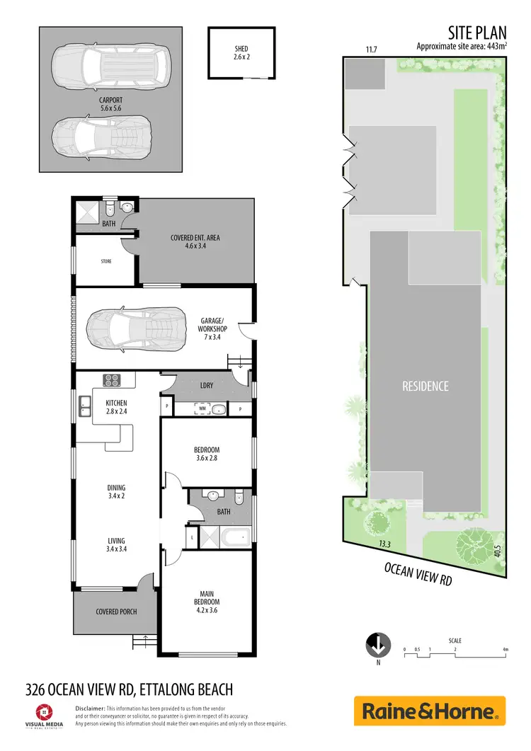 Floorplan of Homely house listing, 326 Ocean View Rd, Ettalong Beach NSW 2257