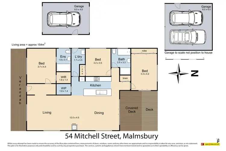 Floorplan of Homely house listing, 54 Mitchell Street, Malmsbury VIC 3446