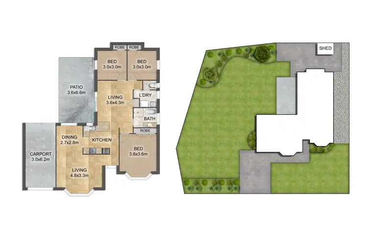 Floorplan of Homely house listing, 22 Constellation Drive, Loganholme QLD 4129