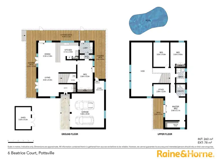 Floorplan of Homely house listing, 6 Beatrice Court, Pottsville NSW 2489