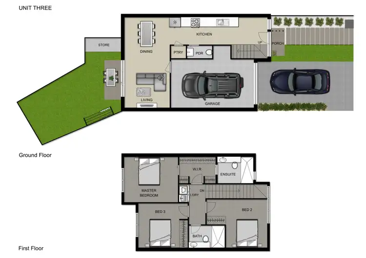 Floorplan of Homely house listing, 4/3 Port Street, Highett VIC 3190