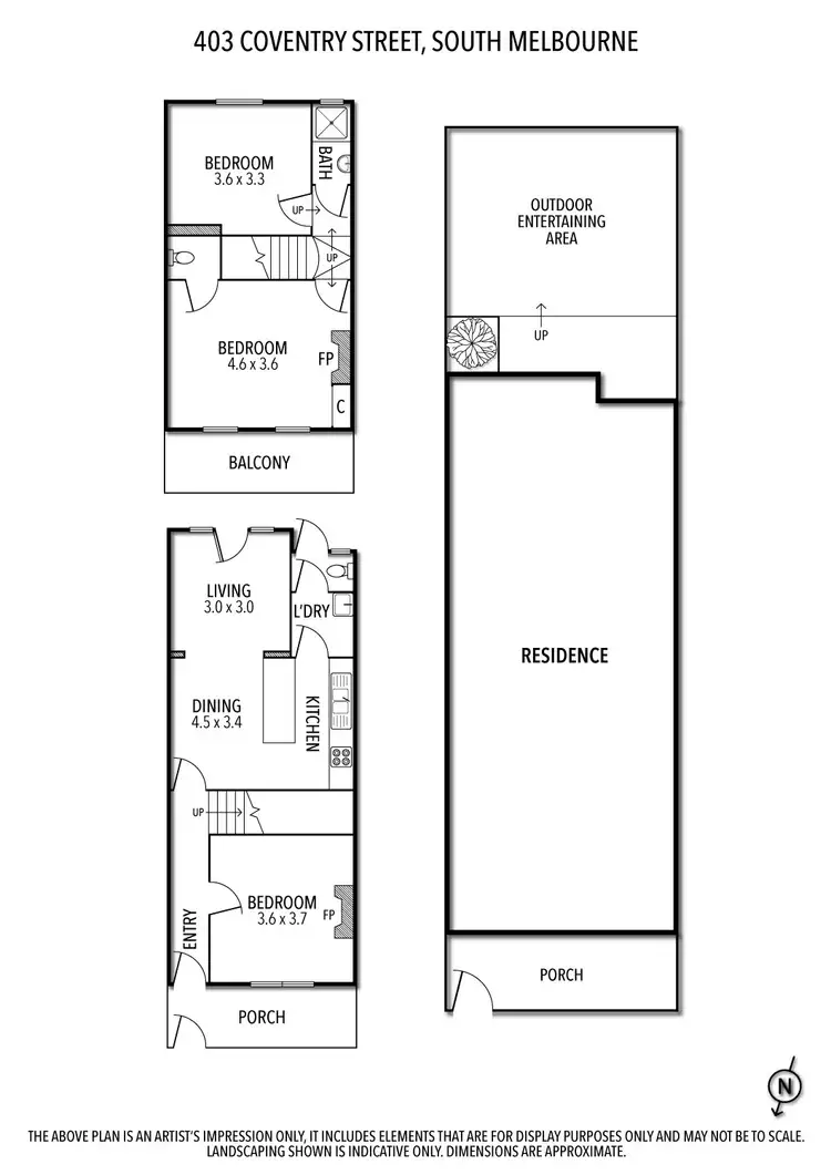 Floorplan of Homely house listing, 403 Coventry Street, South Melbourne VIC 3205