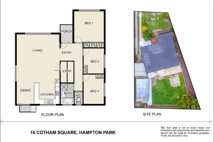 Floorplan of Homely house listing, 16 Cotham Square, Hampton Park VIC 3976