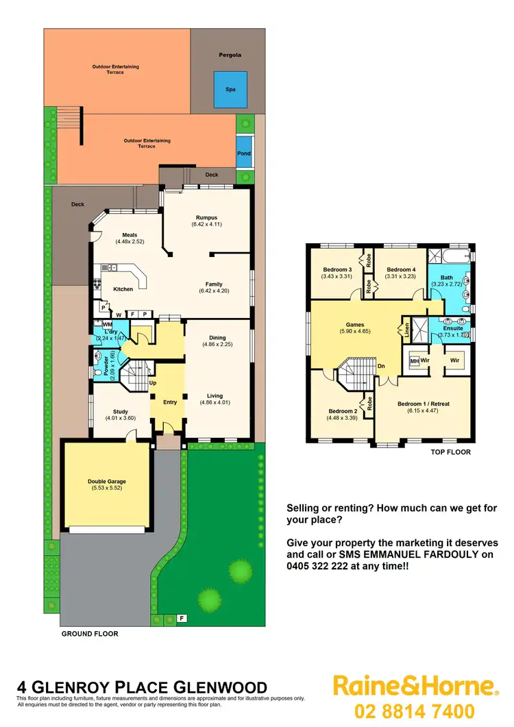 Floorplan of Homely house listing, 4 Glenroy Place, Glenwood NSW 2768