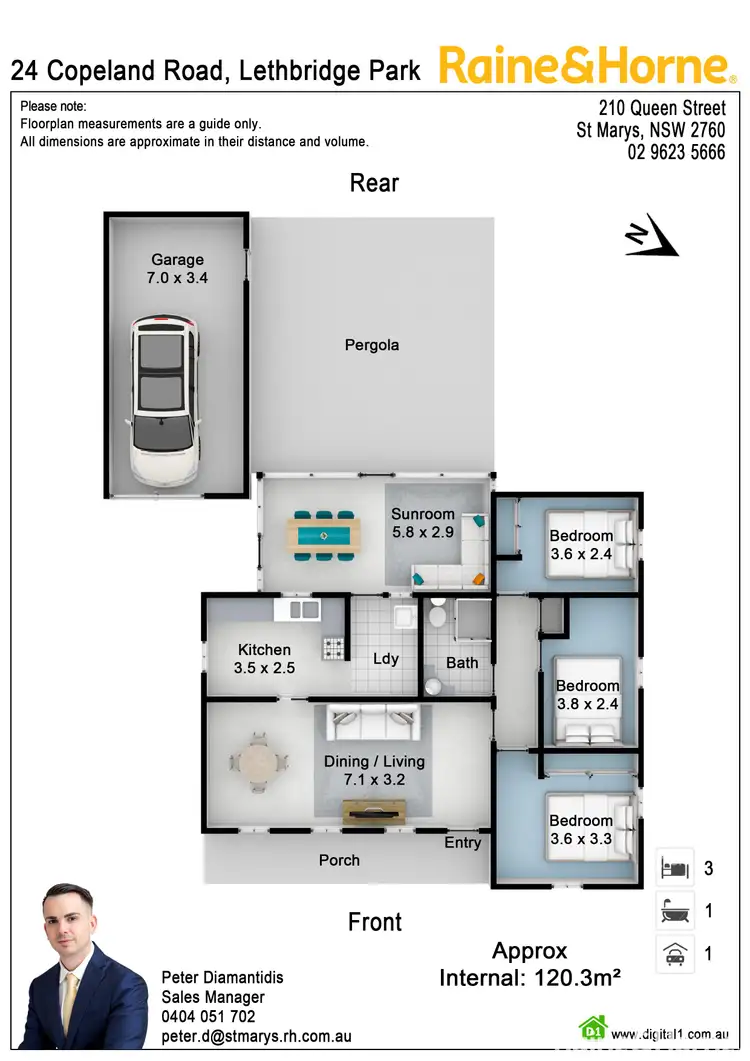 Floorplan of Homely house listing, 24 Copeland Road, Lethbridge Park NSW 2770